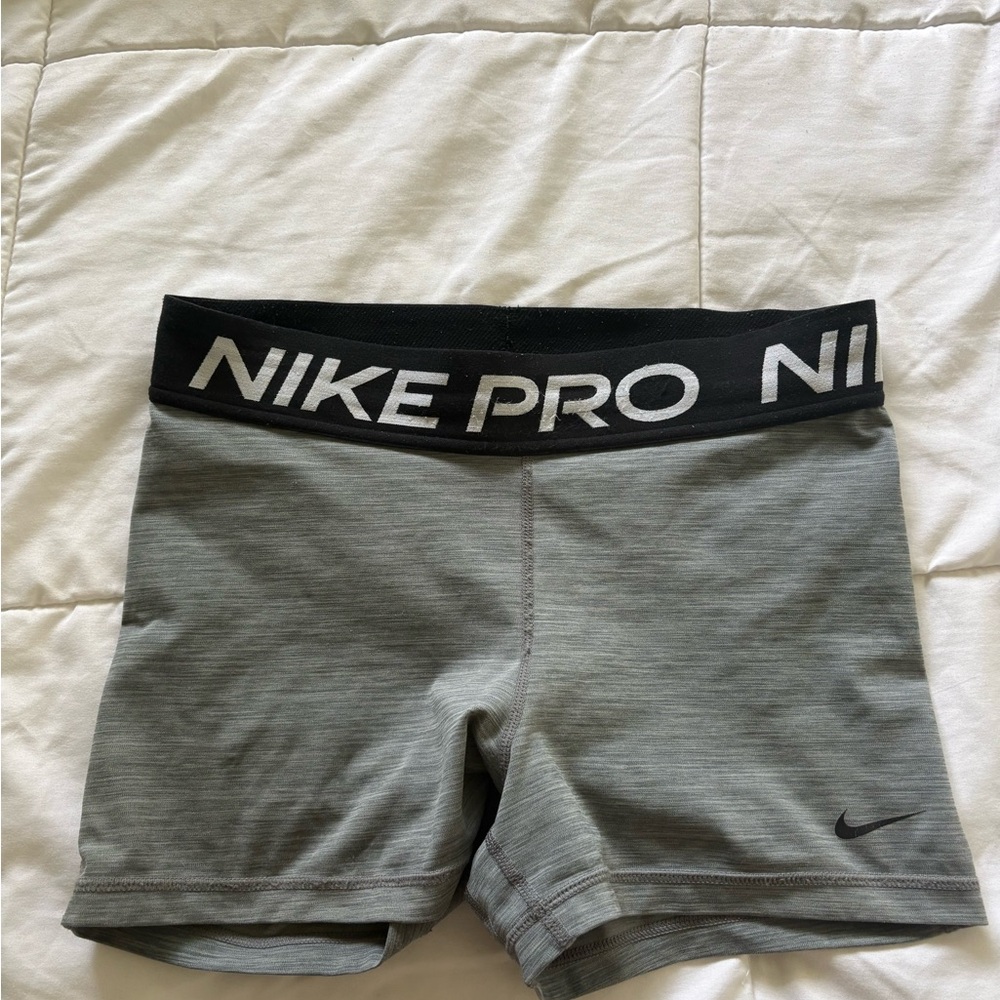 Nike Women's Gray Pro Shorts